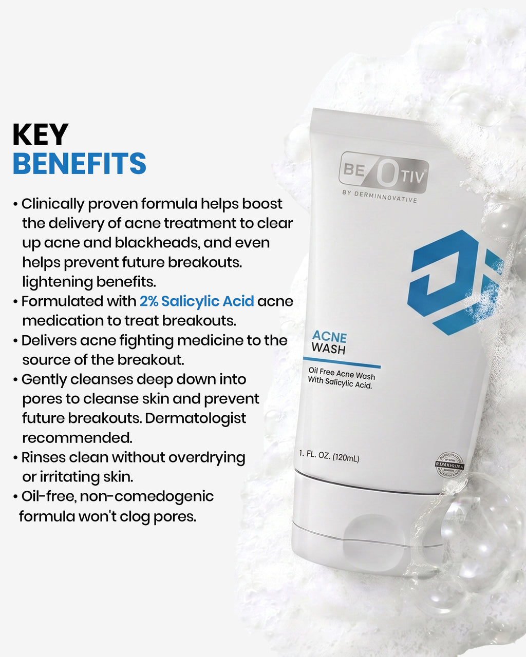 BEOTIV ACNE FACE WASH