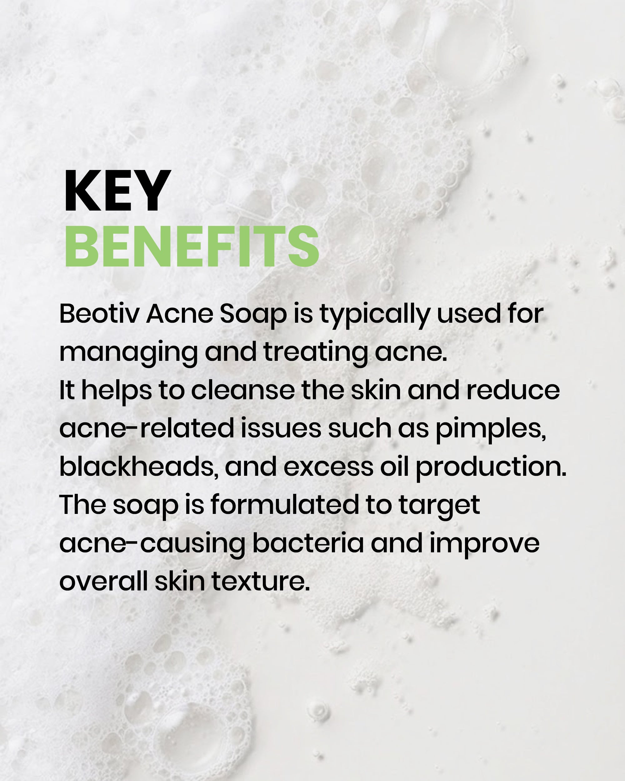 BEOTIV ACNE SOAP
