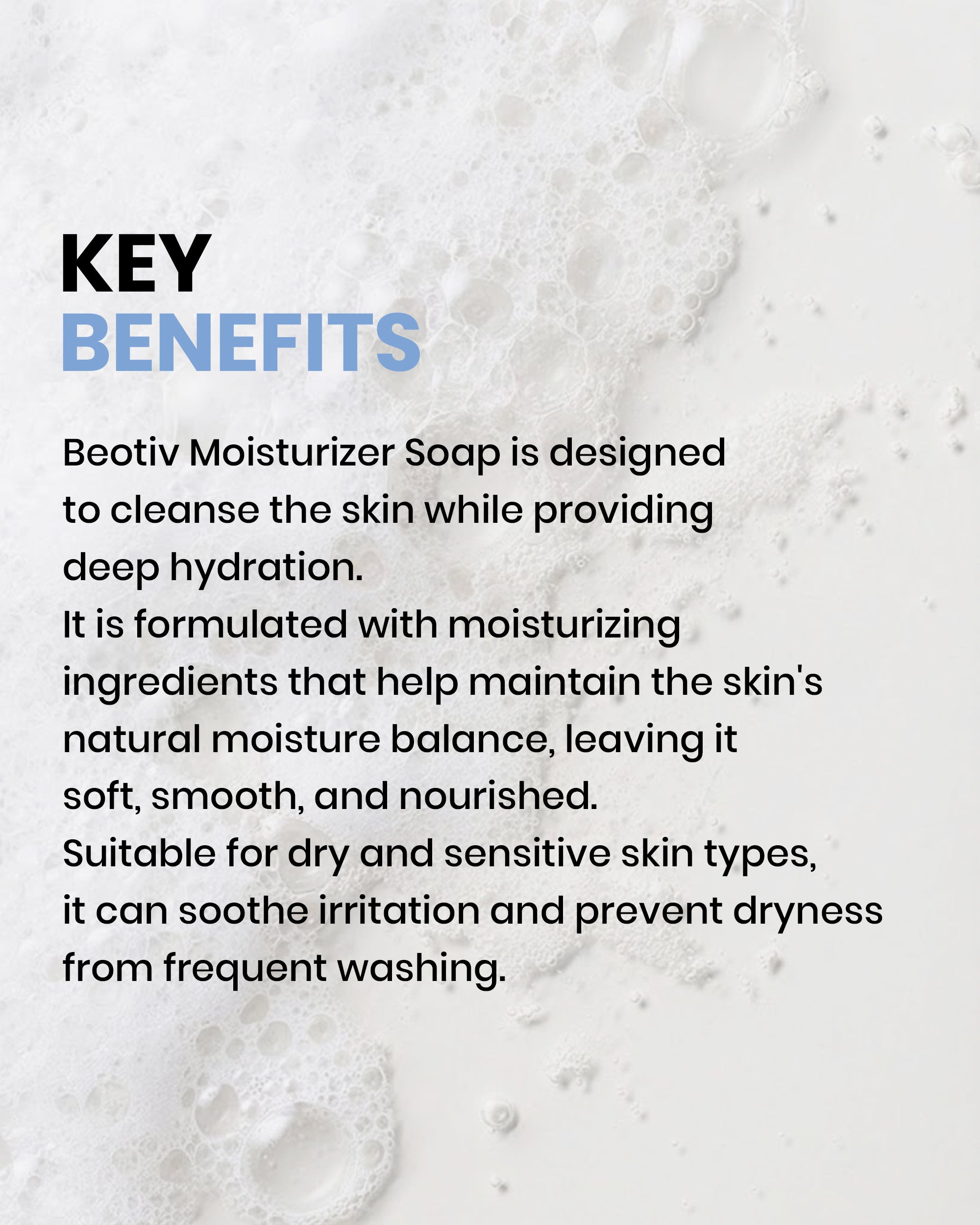 BEOTIV MOISTURIZER SOAP